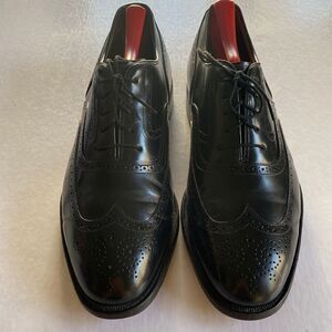 Johnston & Murphy Limited Men’s Black Wingtip Leather Oxfords 9 1/2. Made in USA